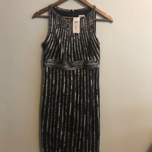 NWT Cache Black and White Dress